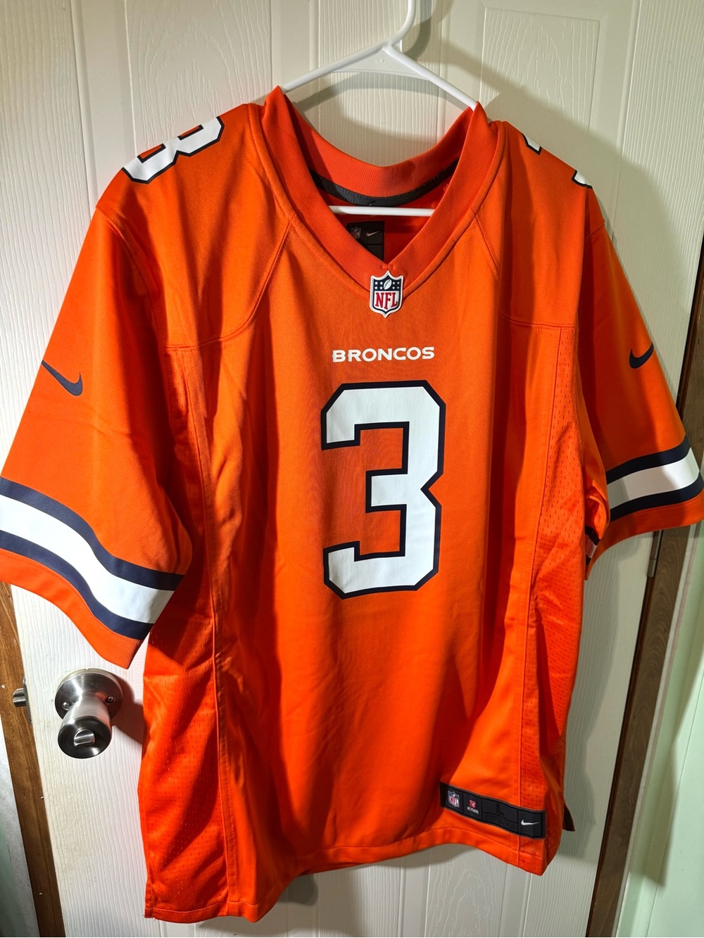 Nike Denver Broncos Orange #3 Football Jersey size L